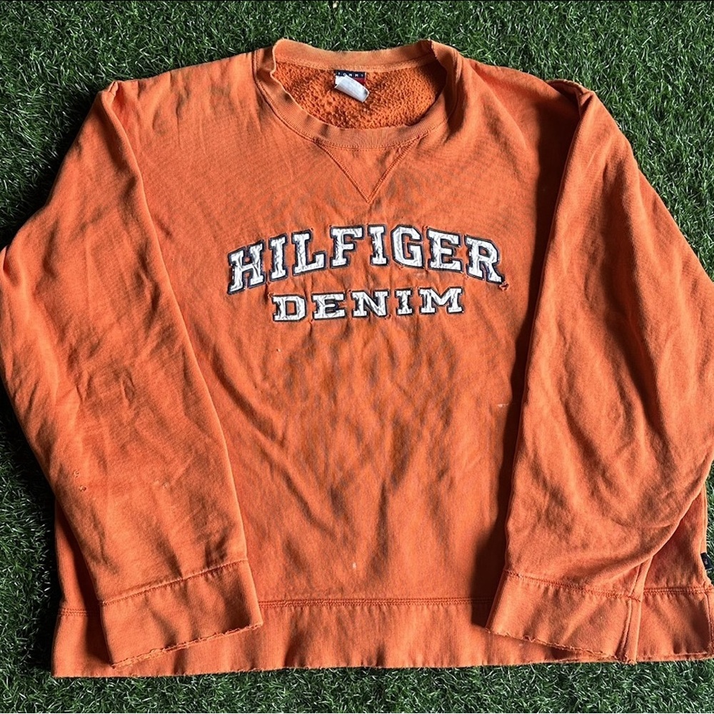 Hilfiger Denim Distressed Crewneck